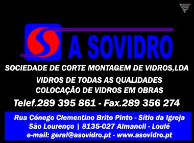 A Sovidro Sociedade de Corte e Montagem de Vidros, Lda.
